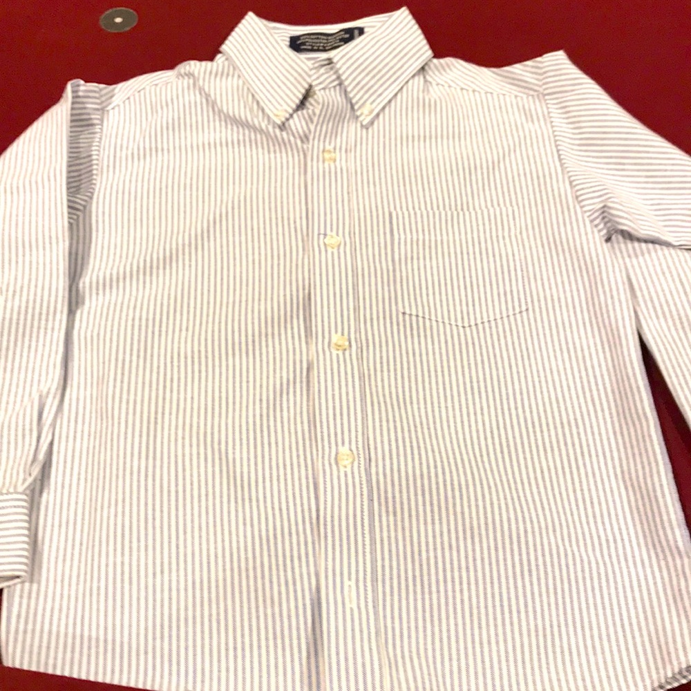 Blue Oxford button down shirt